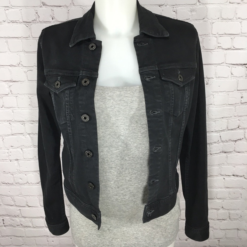 AG Robyn Denim Jacket in Carbonite